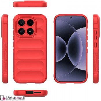 Magic Shield guminis dėklas - raudonas (Xiaomi 17)